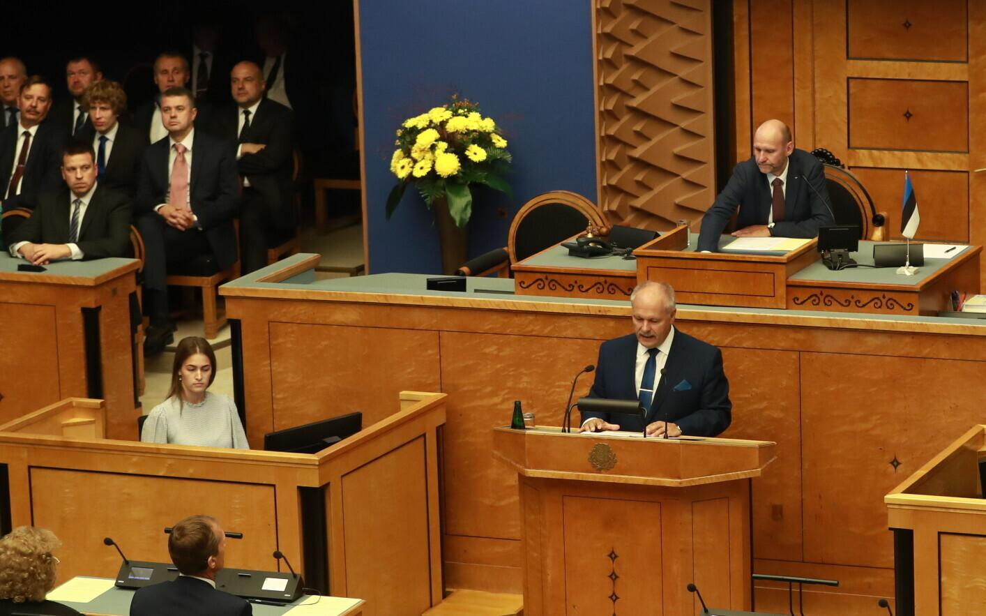 Riigikogu avaistung: Henn Põlluaas