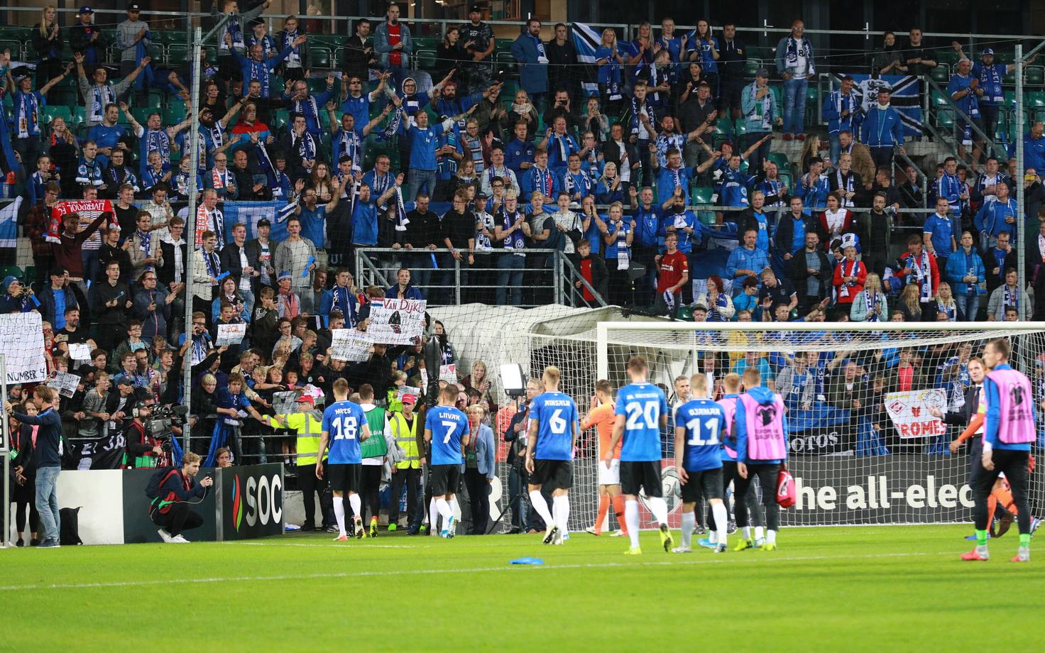 Jalgpalli EM-valikmäng: Eesti - Holland