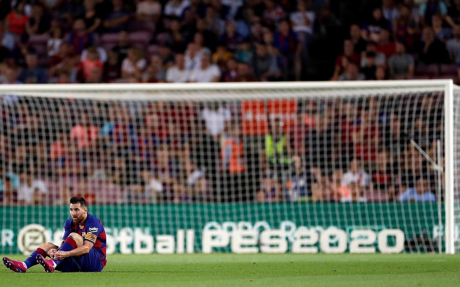 Lionel Messi mängus Villarreali vastu