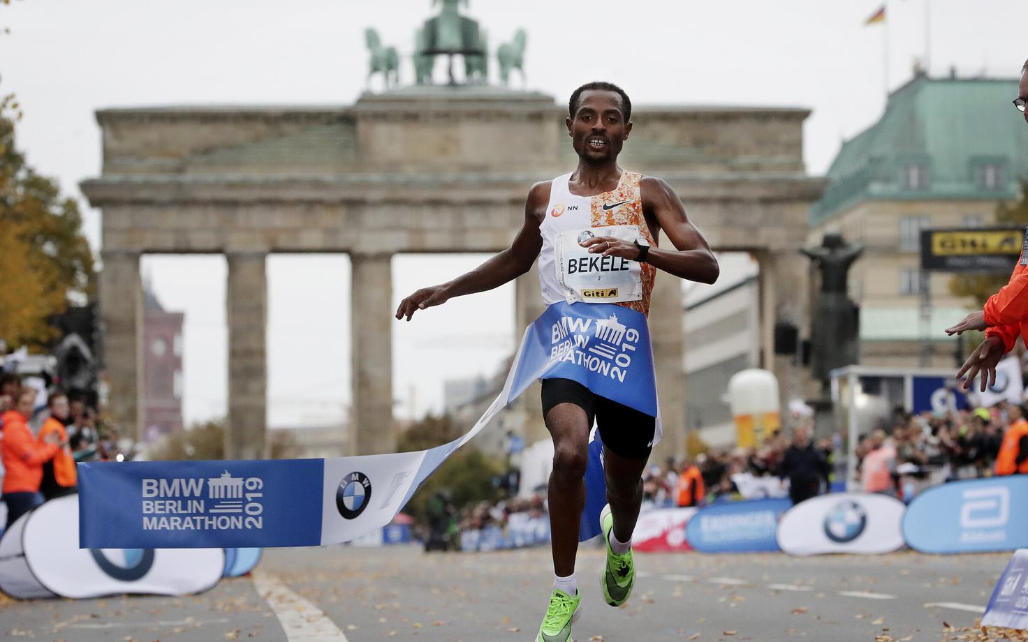 Kenenisa Bekele Berliini maratonil