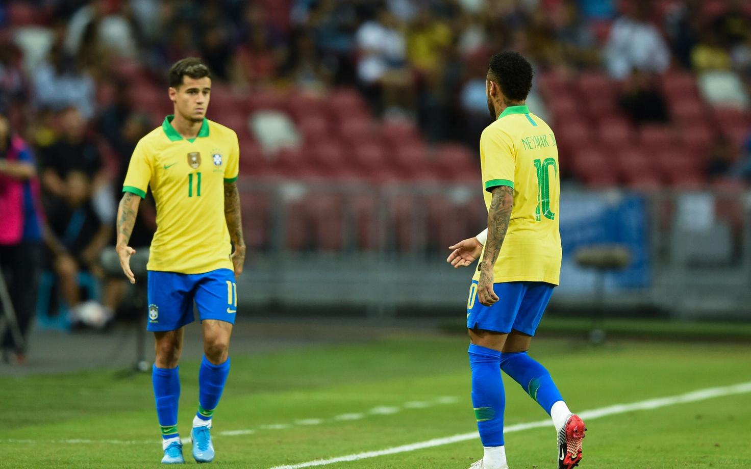 Philippe Coutinho ja Neymar