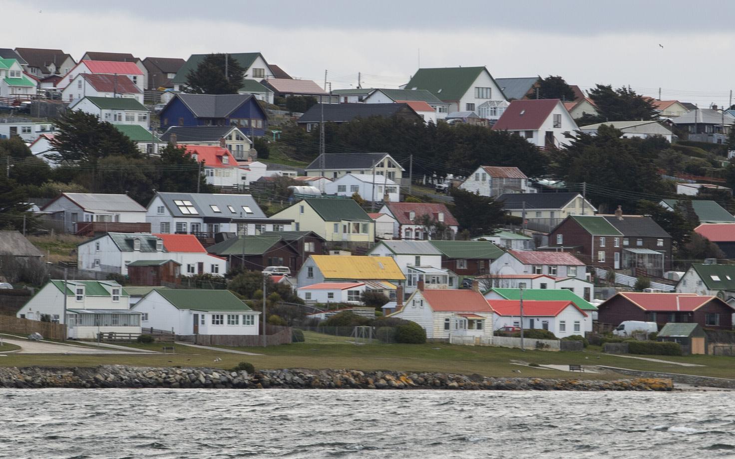 Falklandi saarte pealinn Stanley.