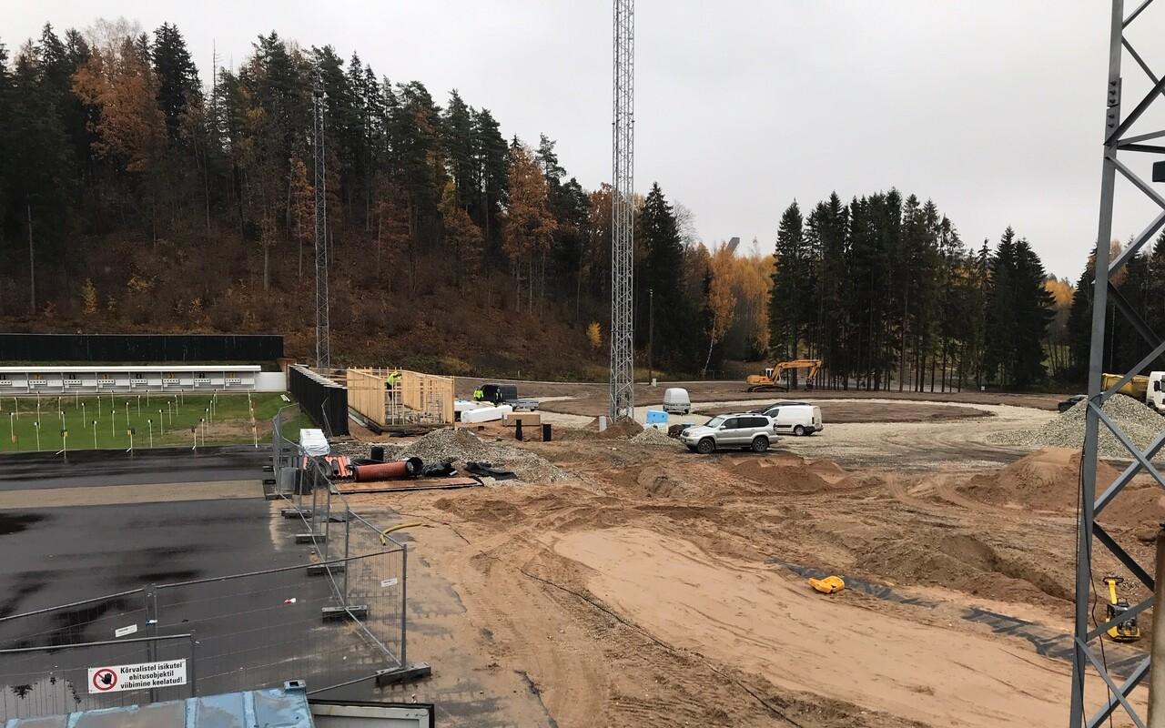 Tehvandi staadioni rekonstrueerimistööd.