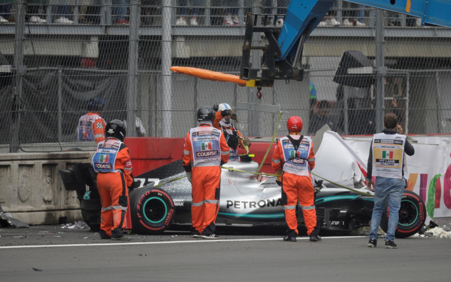 Valtteri Bottas Mehhiko GP kvalifikatsioonis