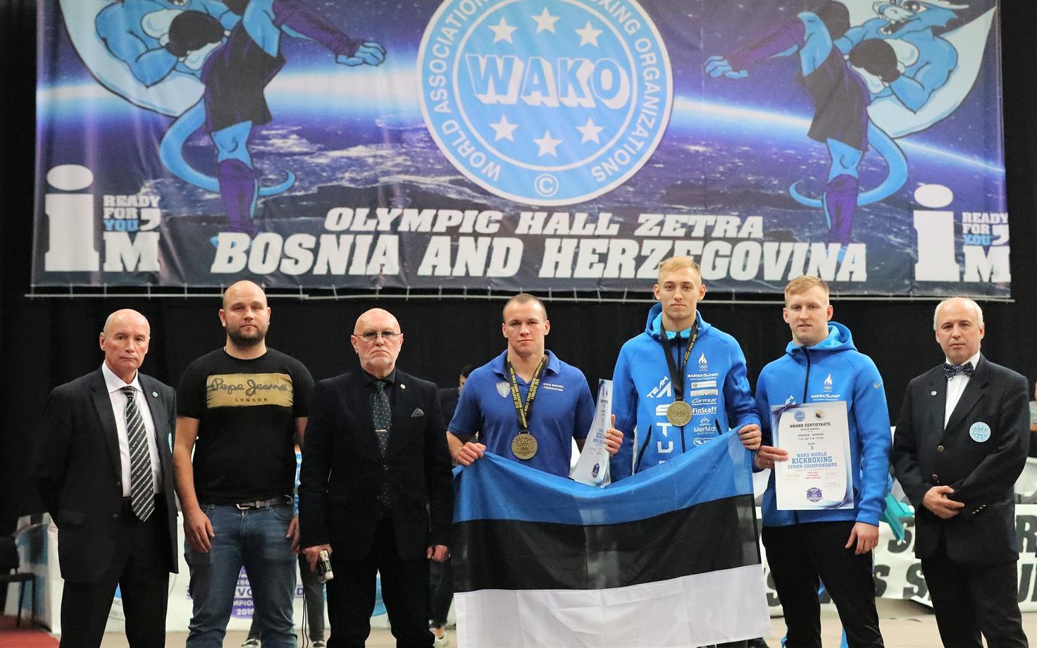 Eesti kikkpoksijad Maikel Astur ja Artur Zarva
