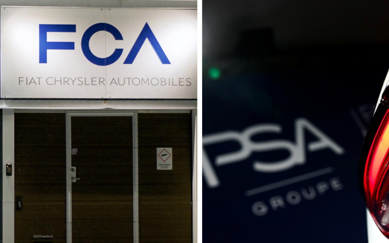 Fiat Chrysler Automobiles ja Groupe PSA .