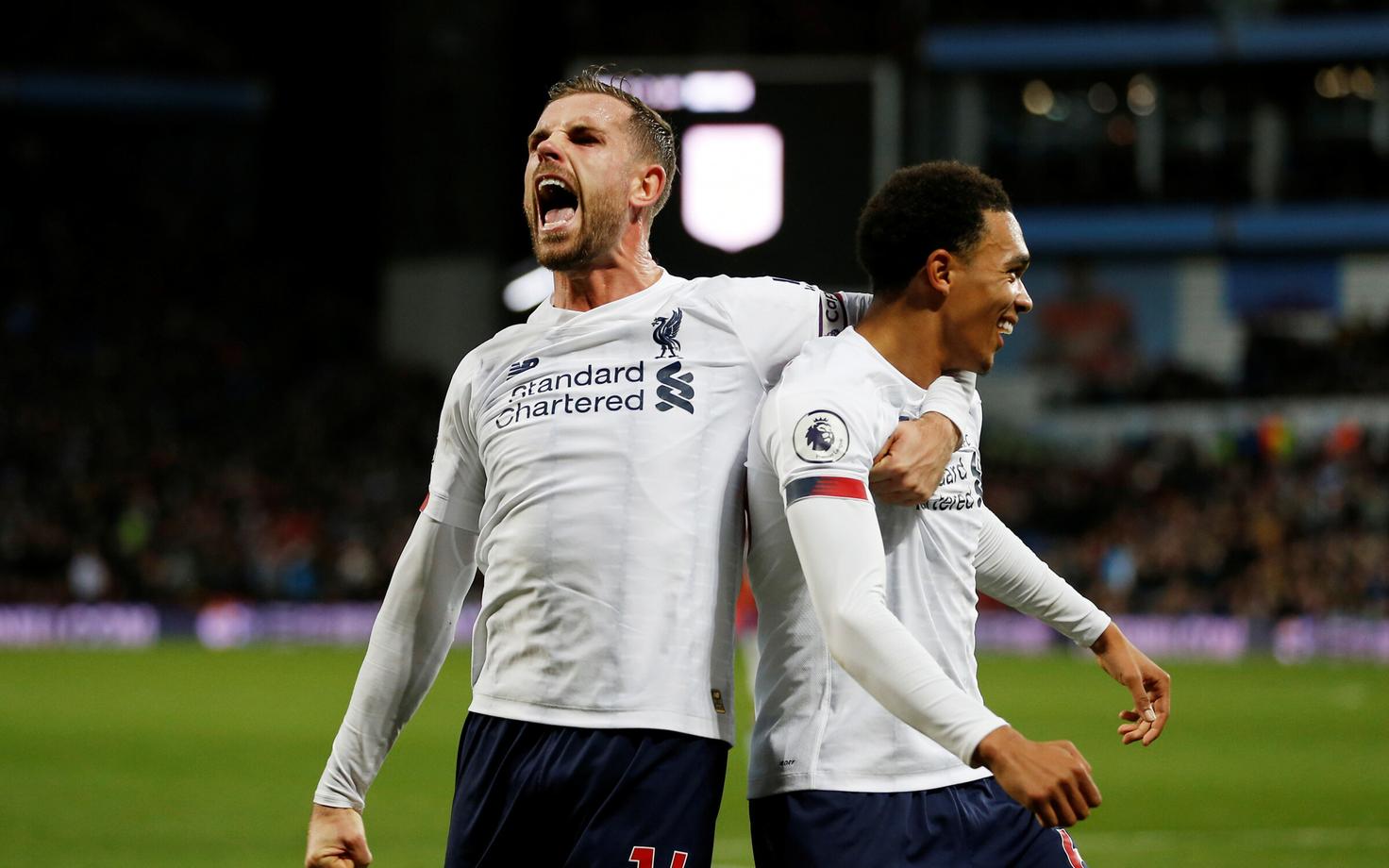 Jordan Henderson ja Trent Alexander-Arnold