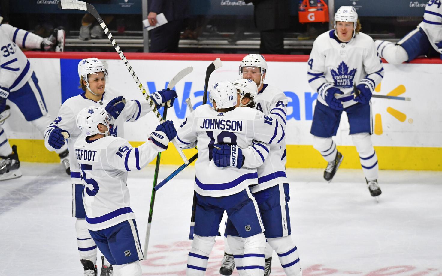 Võidukas Toronto Maple Leafsi meeskond