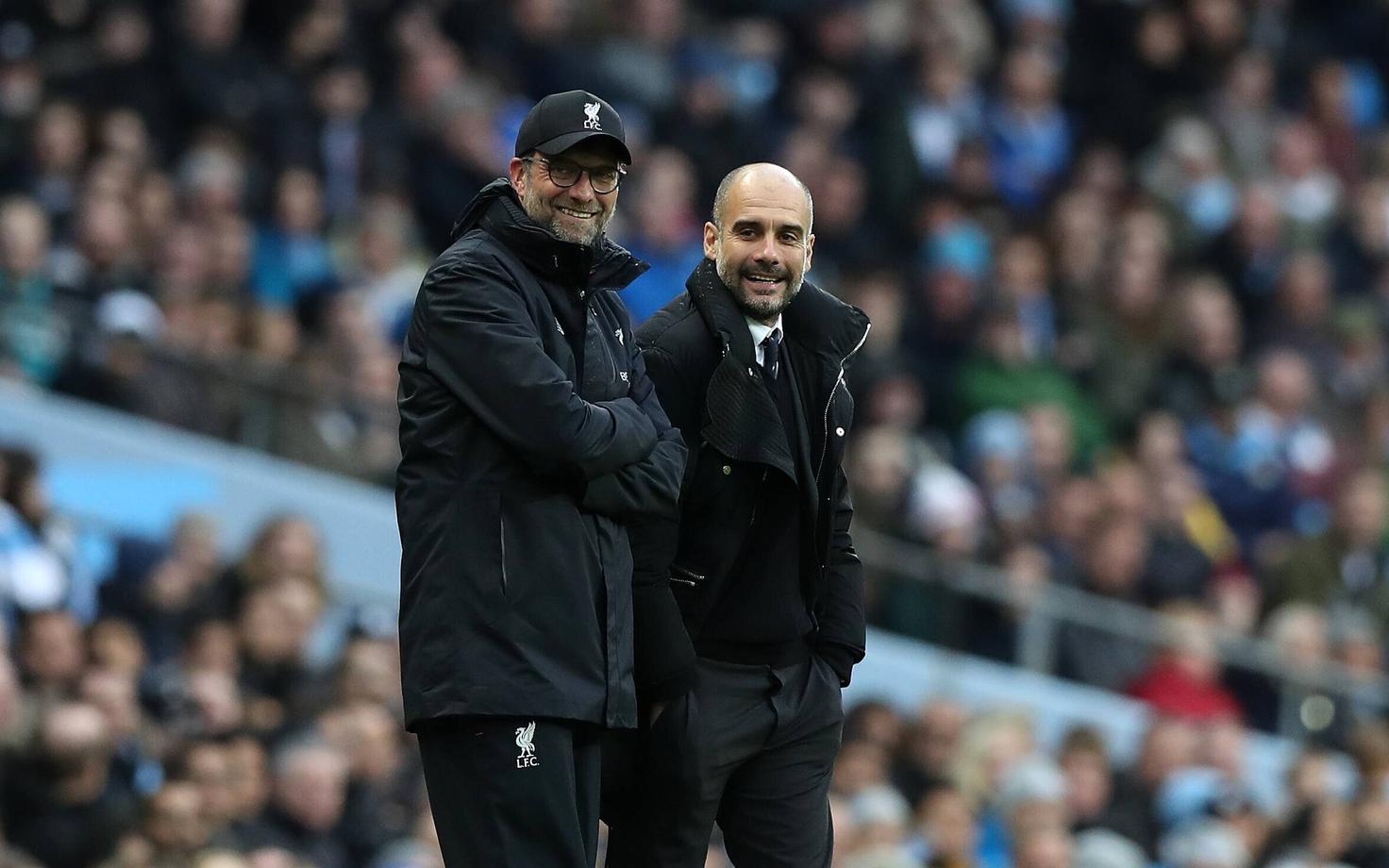 Jürgen Klopp ja Pep Guardiola