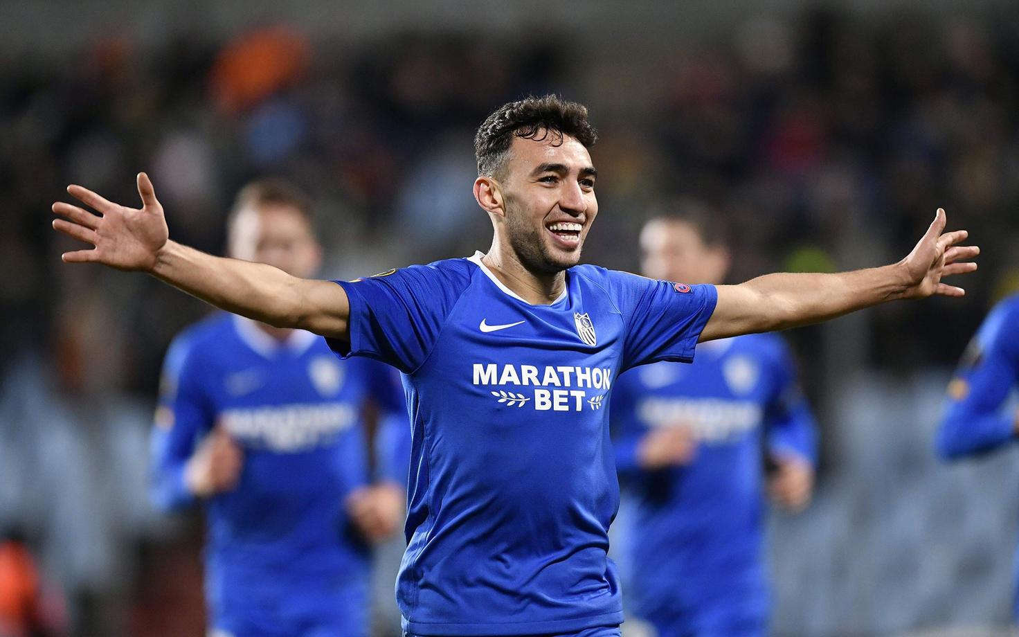 Munir El Haddadi kübaratrikk viis Sevilla Euroopa liiga play-offi'