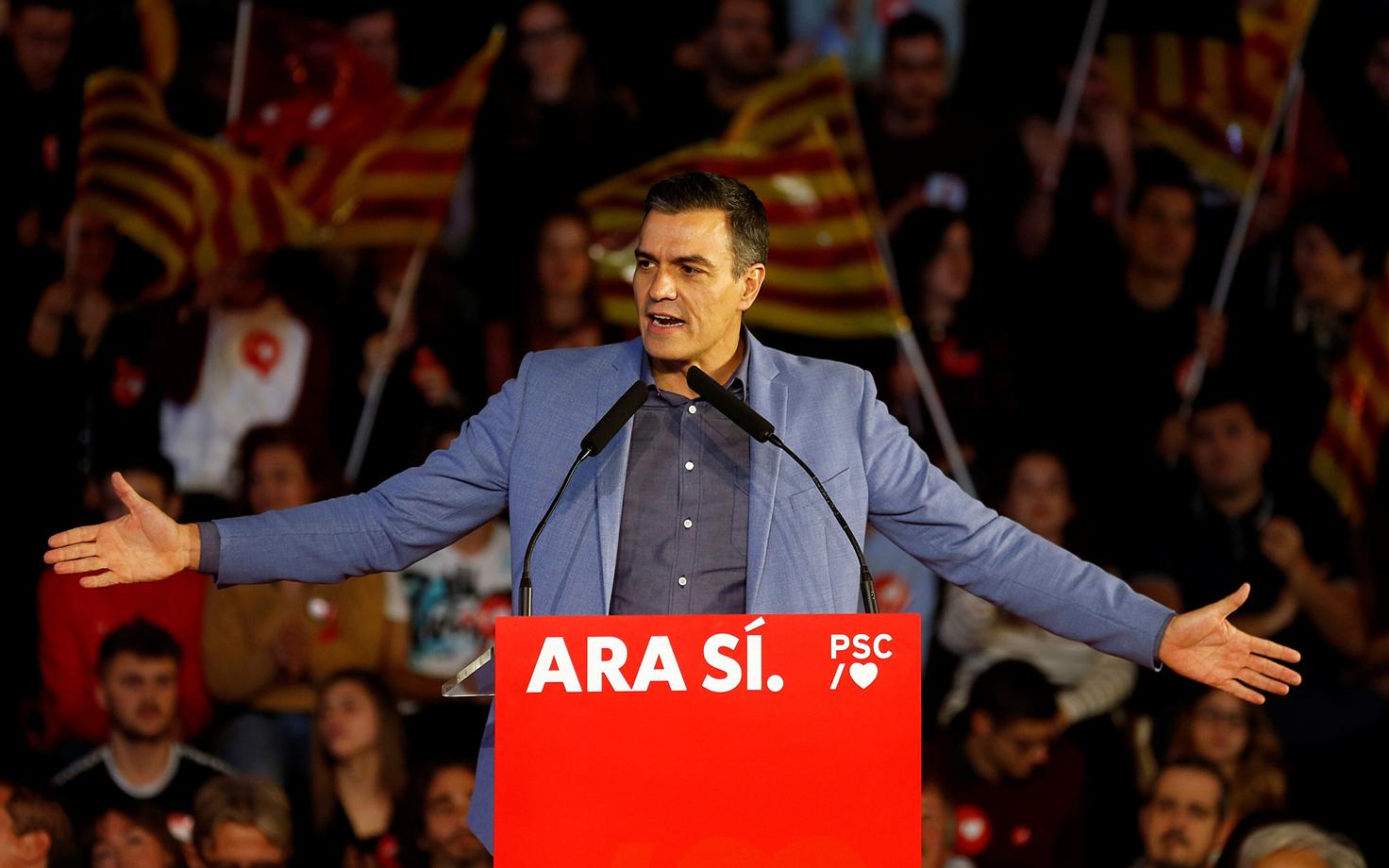 Hispaania peaministri kohusetäitja Pedro Sanchez.