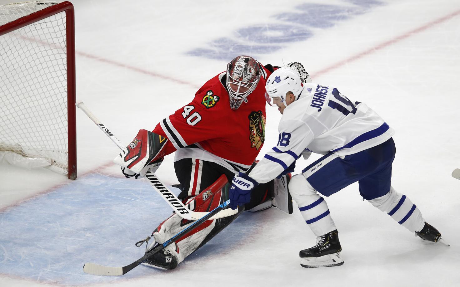 Robin Lehner ja Andreas Johnsson