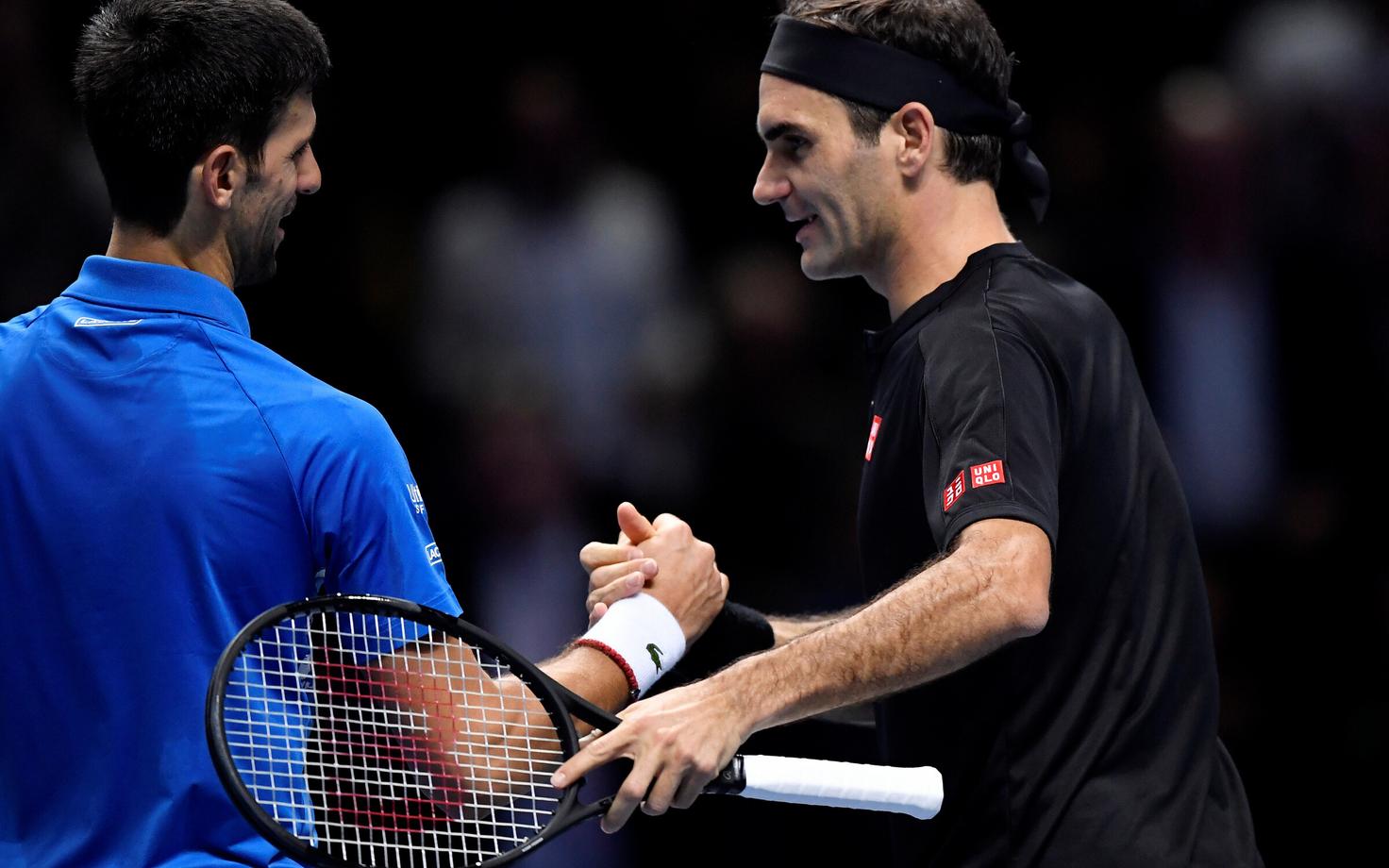 Novak Djokovic ja Roger Federer