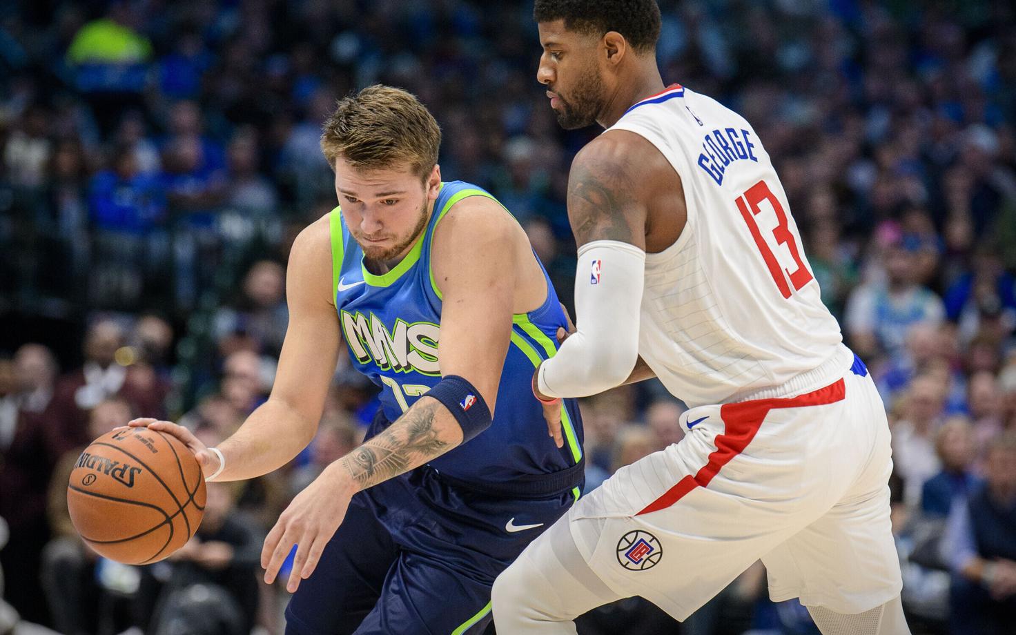 Luka Doncic ja Paul George
