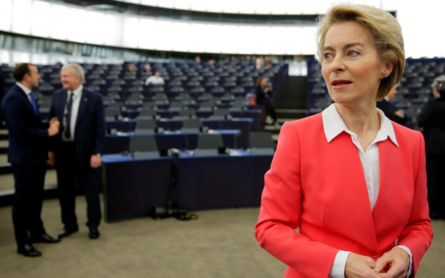 Ursula von der Leyen europarlamendis Strasbourg'is 27. novembril.