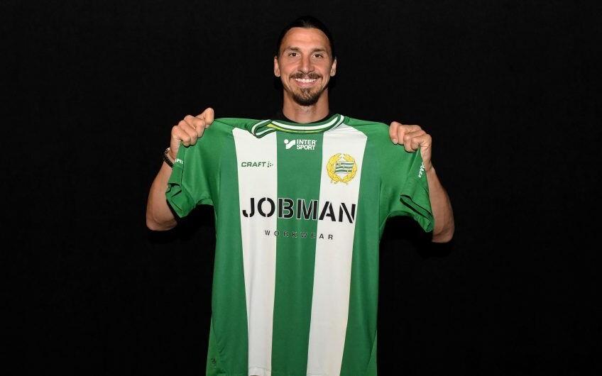 Zlatan Imrahimovic Hammarby mängusärgiga.