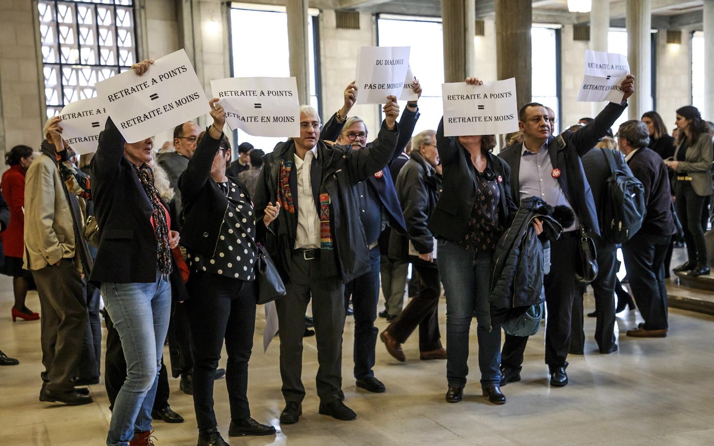 Protestijad Pariisis.