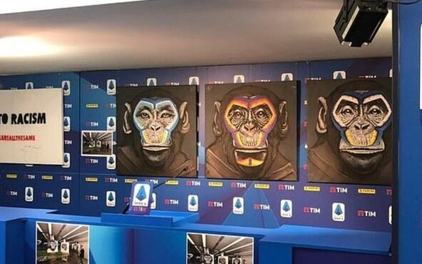 Serie A rassismivastase kampaania plakatid.