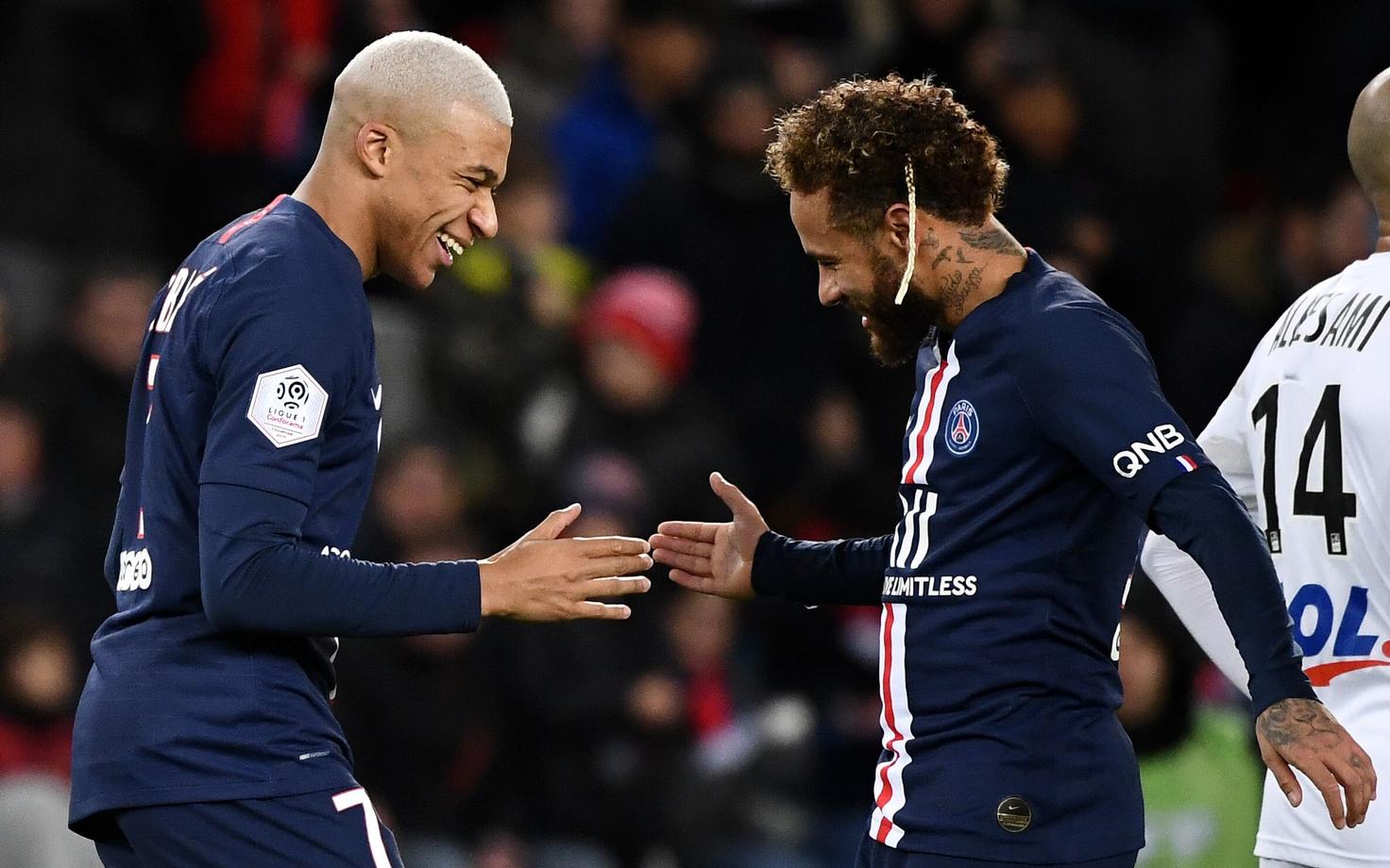 Kylian Mbappe ja Neymar
