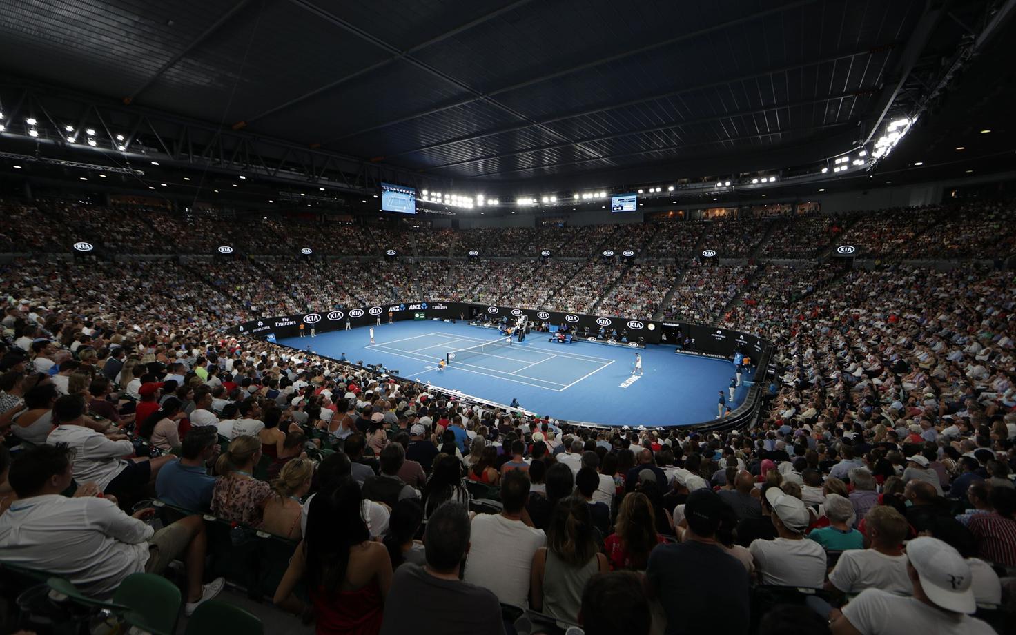 Rod Laver Arena, kus mängitakse Austraalia lahtiste finaalkohtumised