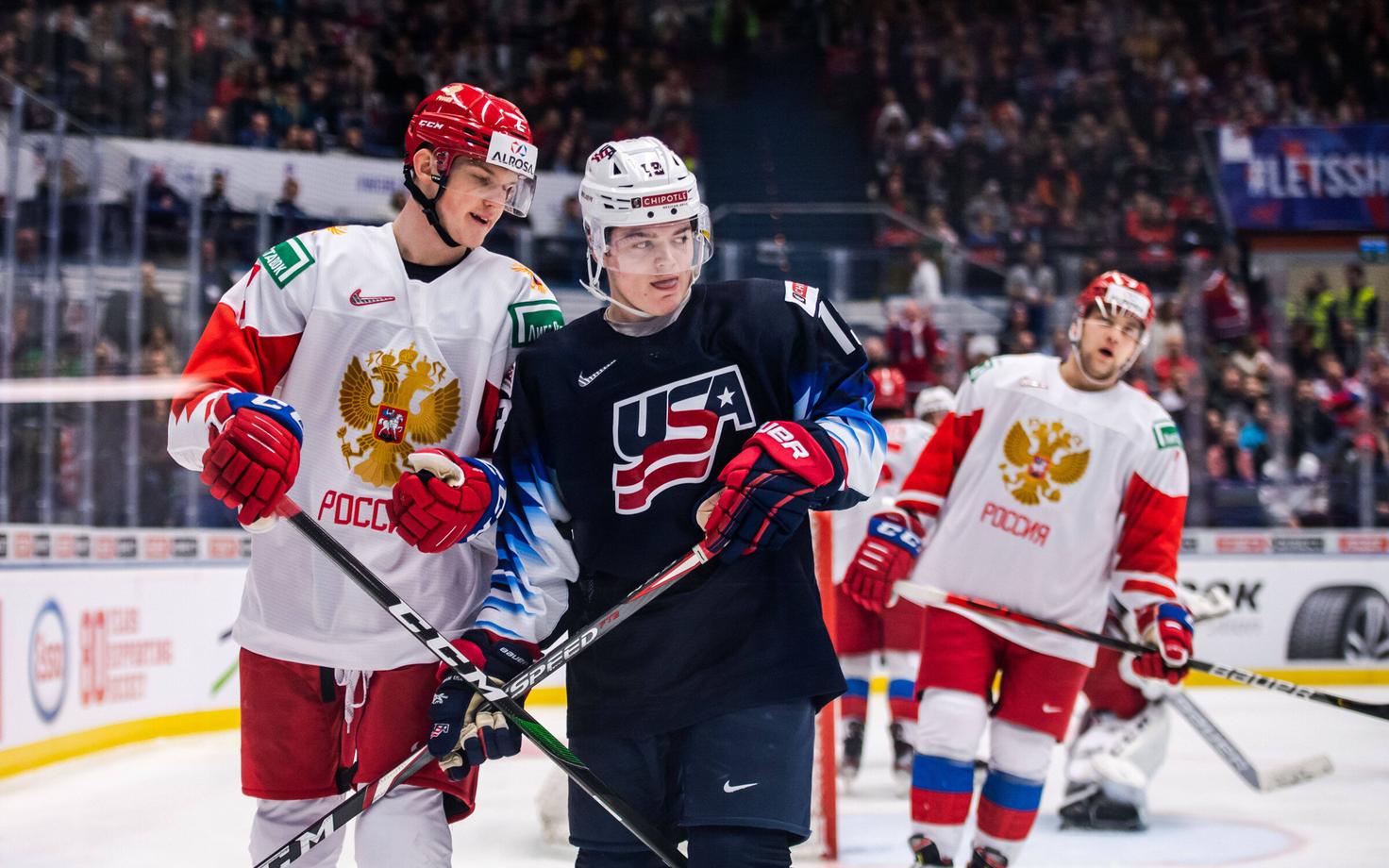 Jäähoki U-20 MM: Venemaa - USA