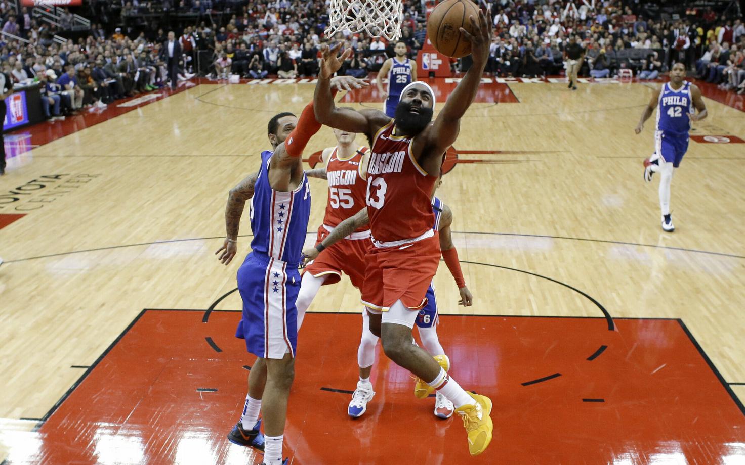 James Harden viskas kohtumise jooksul 44 punkti