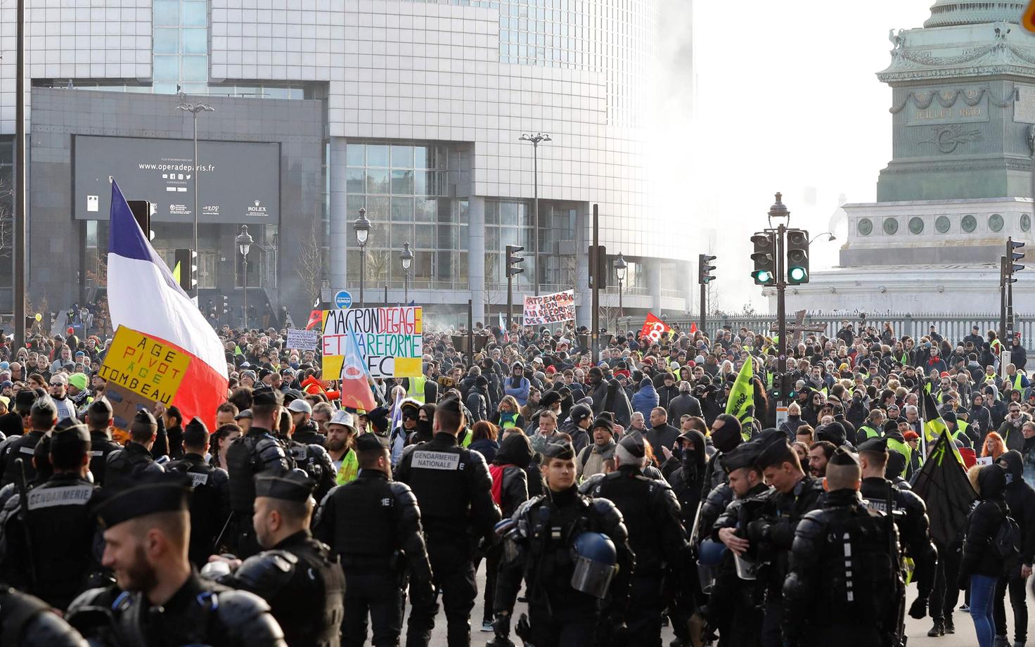 Protest Pariisis.