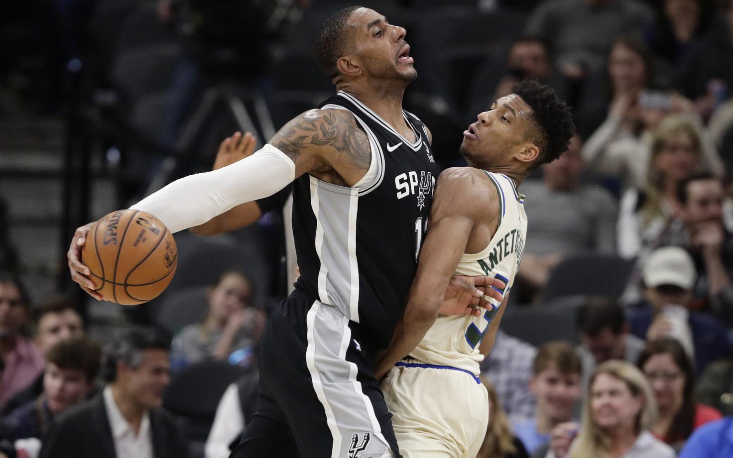 LaMarcus Aldridge ja Giannis Antetokounmpo