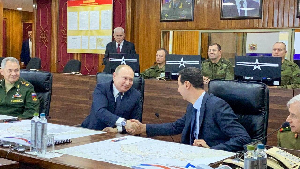 Владимир Путин и Башар Асад.