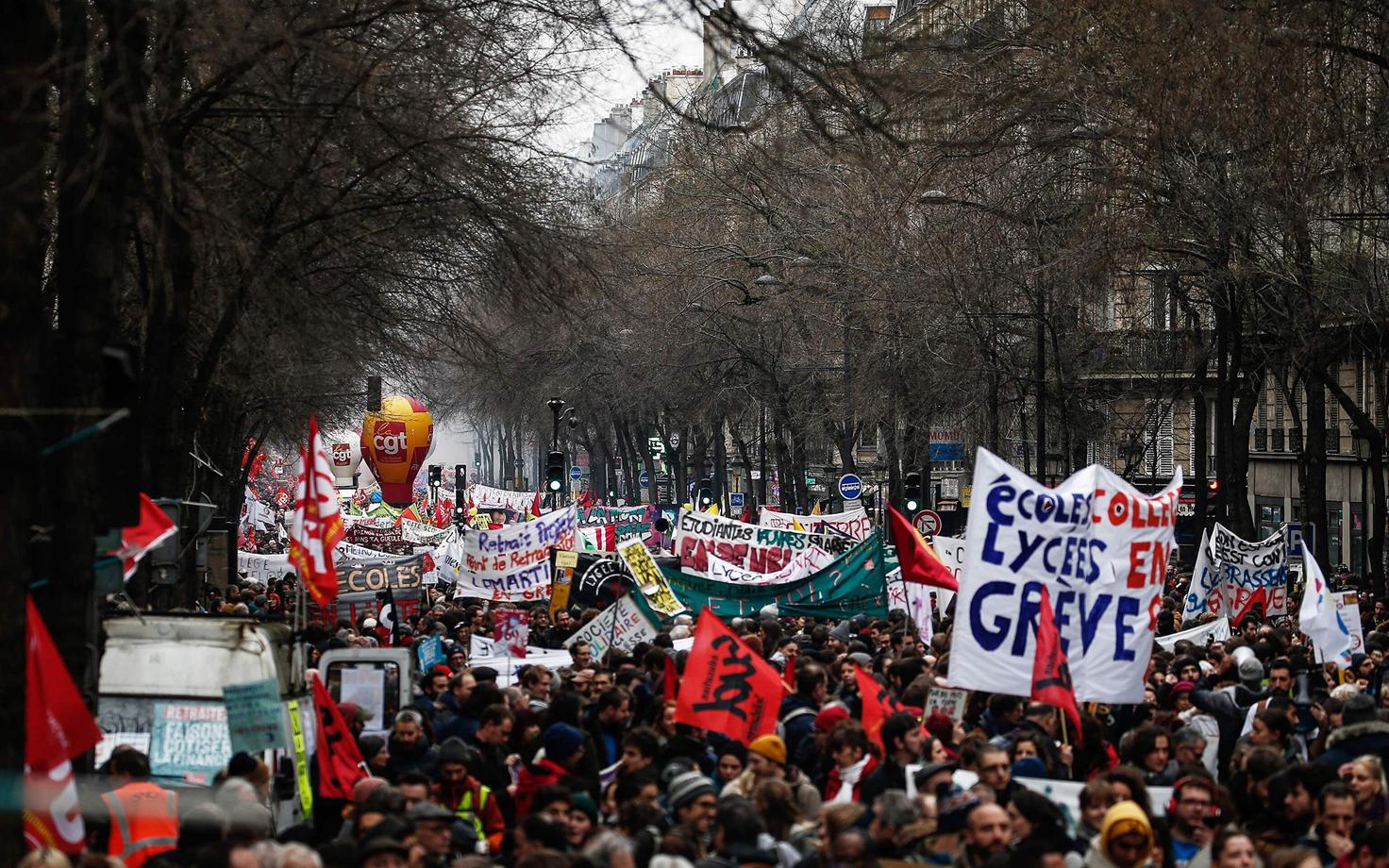 Streik Pariisis.