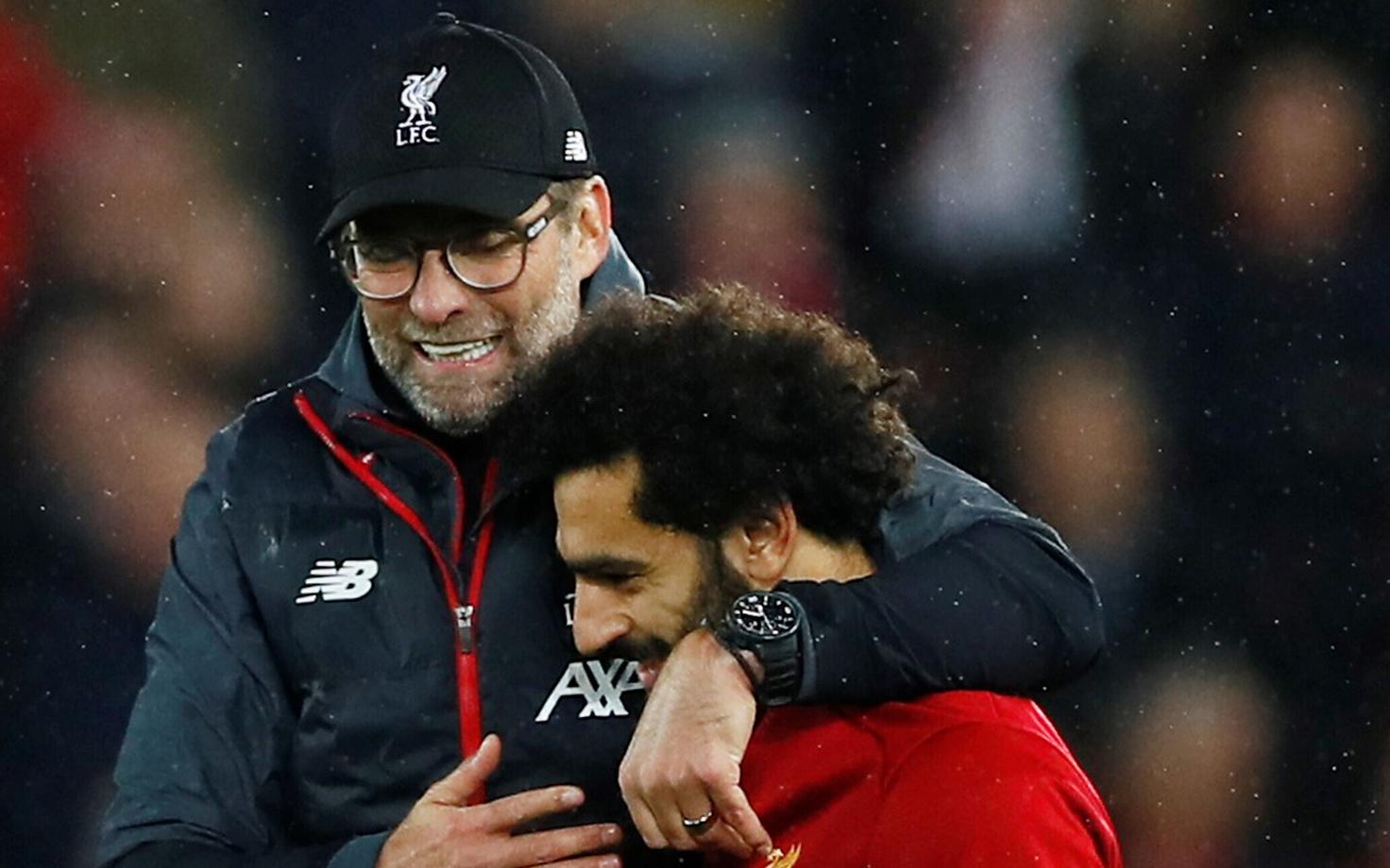 Jürgen Klopp ja Mohamed Salah