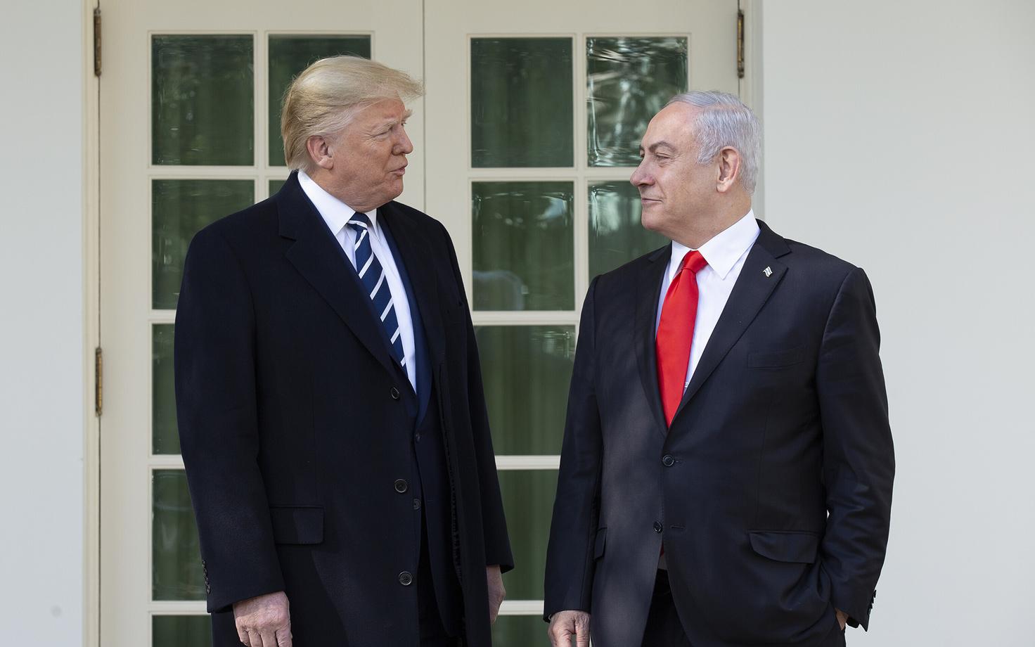 Donald Trump Benjamin Netanyahu.