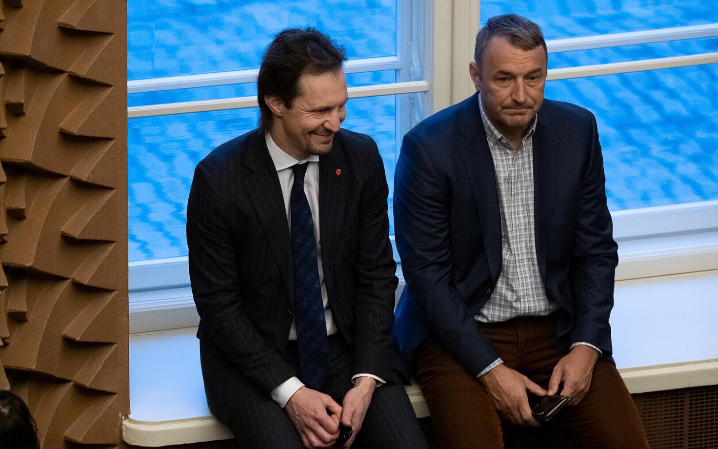 Indrek Saar ja Kalvi Kõva (paremal).