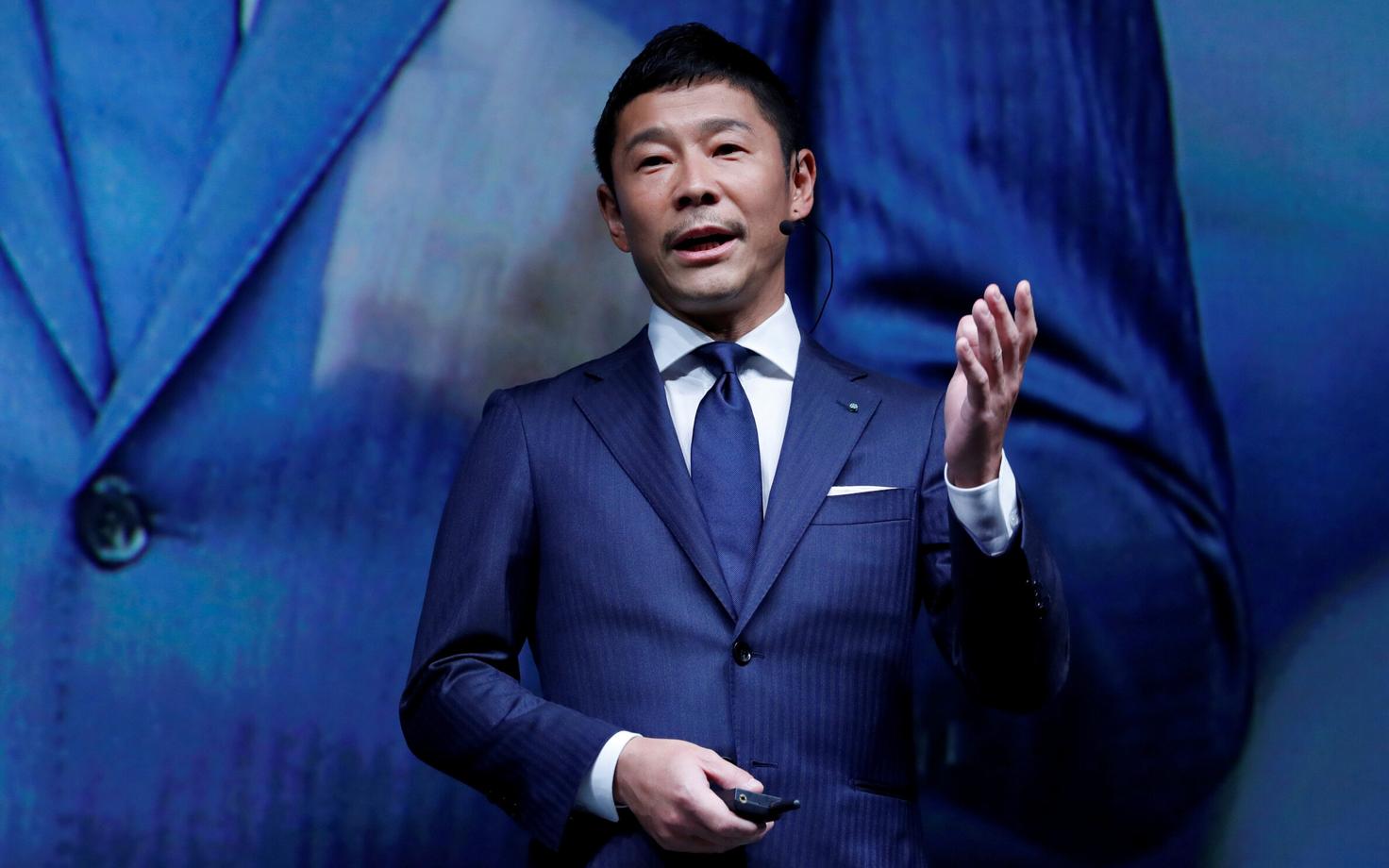 Jaapani miljardär Yusaku Maezawa.