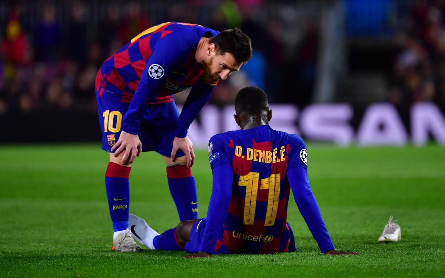 Lionel Messi ja Ousmane Dembele