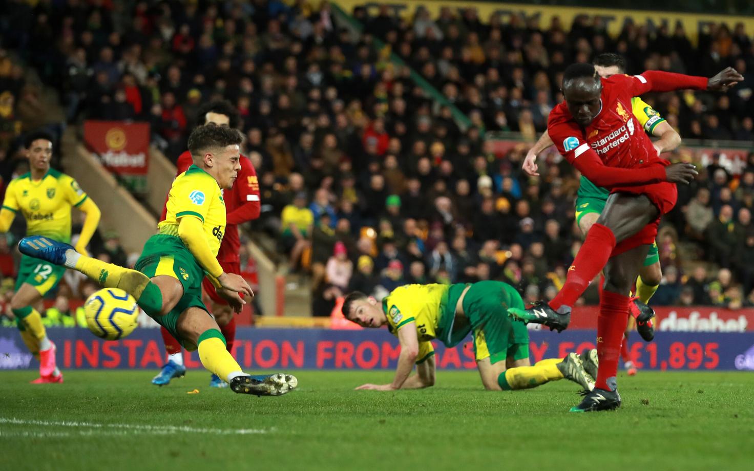 Sadio Mane (paremal punases) lõi Liverpooli ainsa värava