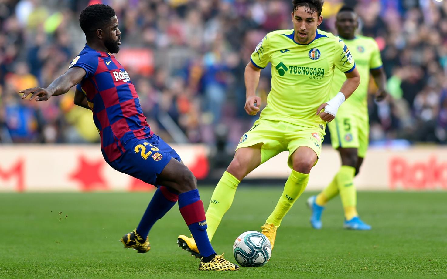 Barcelona sai pronksimeeskonnast Getafest jagu 2:1