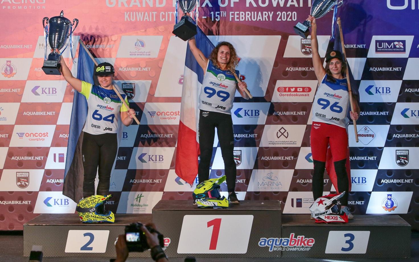 SKI Ladies GP1 esikolmik Kuveidi GP-l, Jasmiin Üpraus on pjedestaali teisel astmel