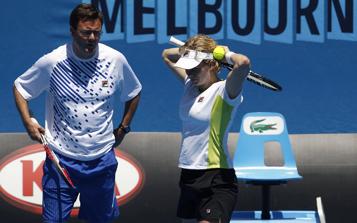 Carl Maes ja Kim Clijsters 2012. aastal.