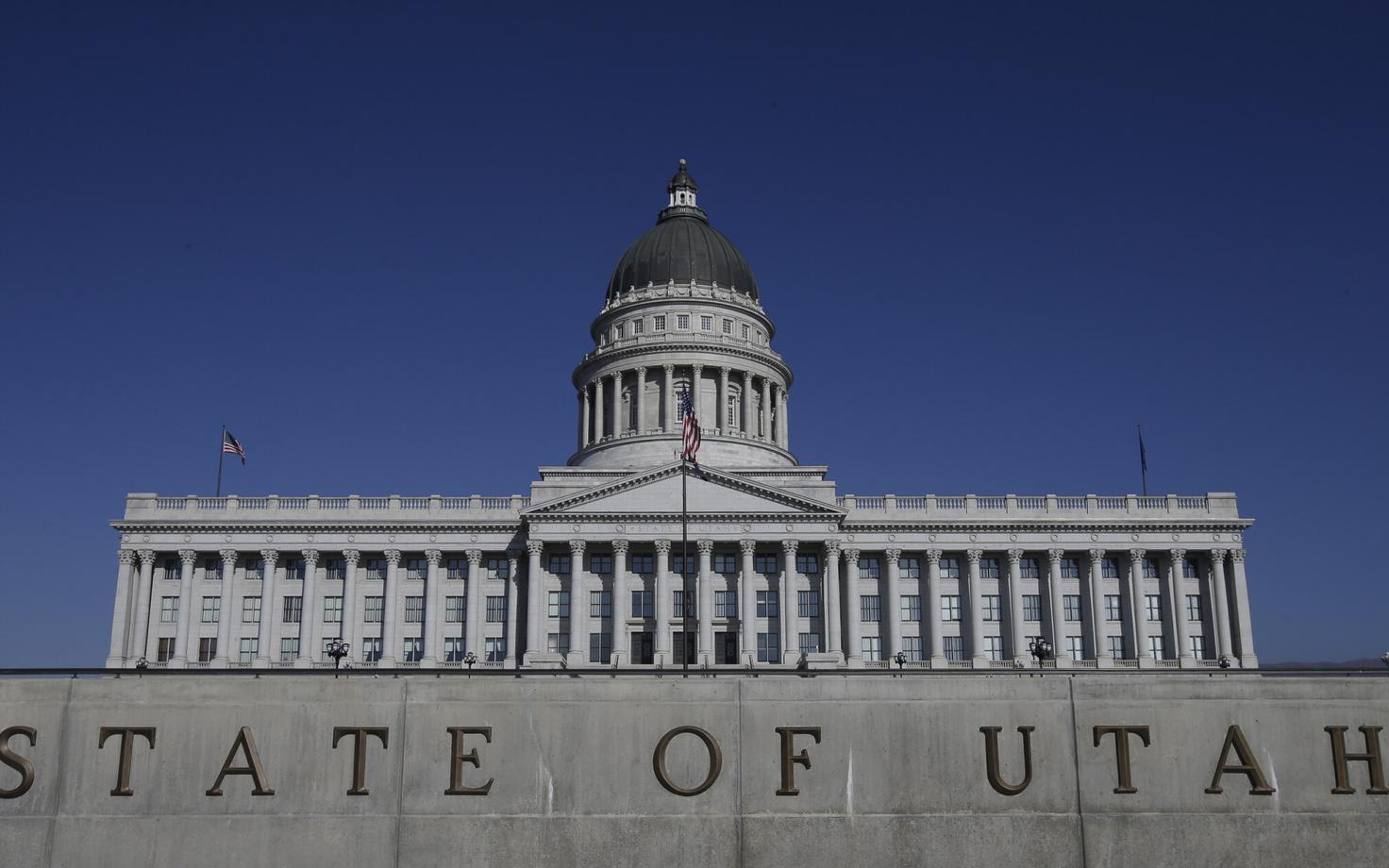 Utah osariigi kapitooliumihoone Salt Lake City's.