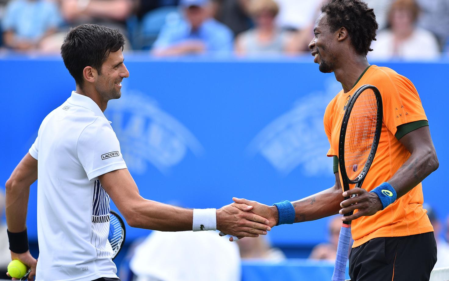 Novak Djokovic ja Gael Monfils
