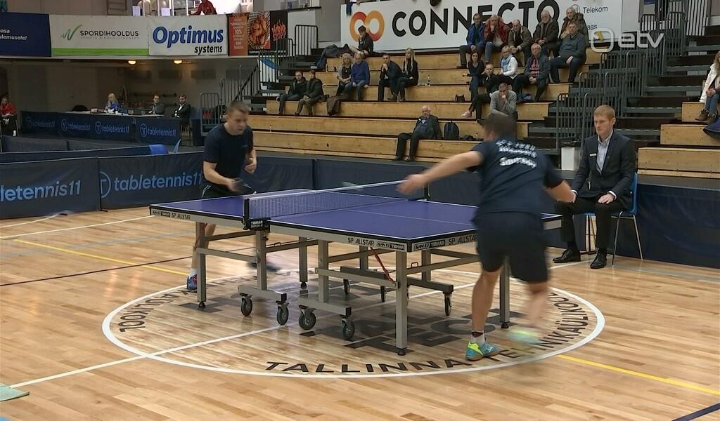 Финал чемпионата Эстонии по настольному теннису.