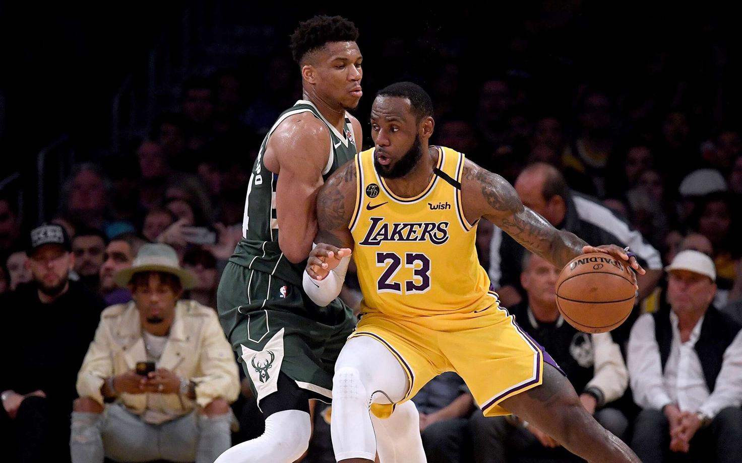 LeBron James ja Giannis Antetokounmpo