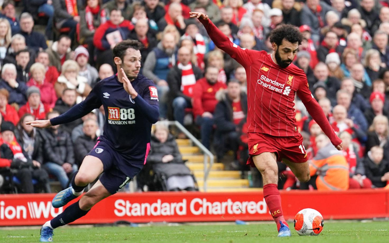 Mohamed Salah väravat löömas