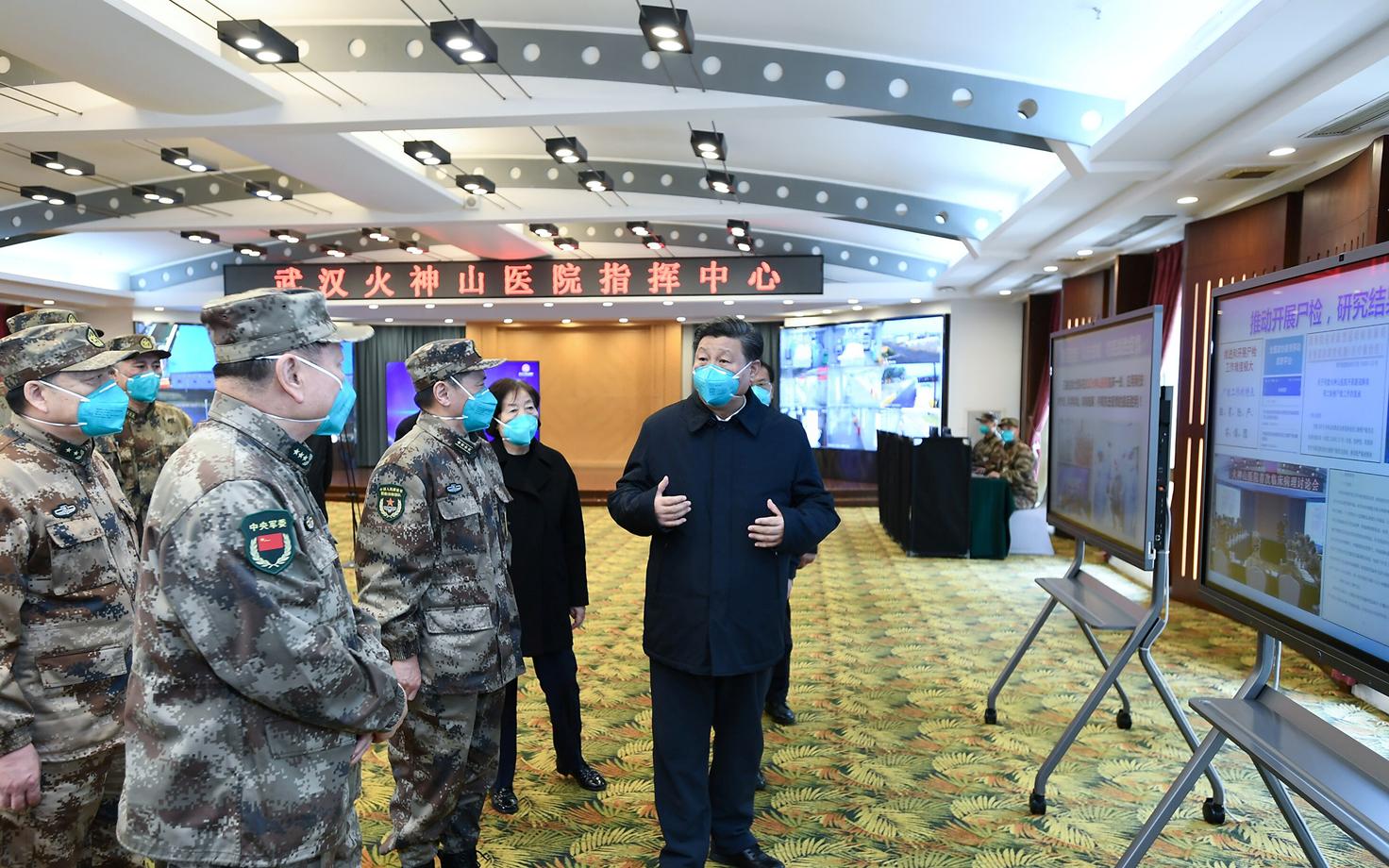 Hiina president Xi Wuhanis.