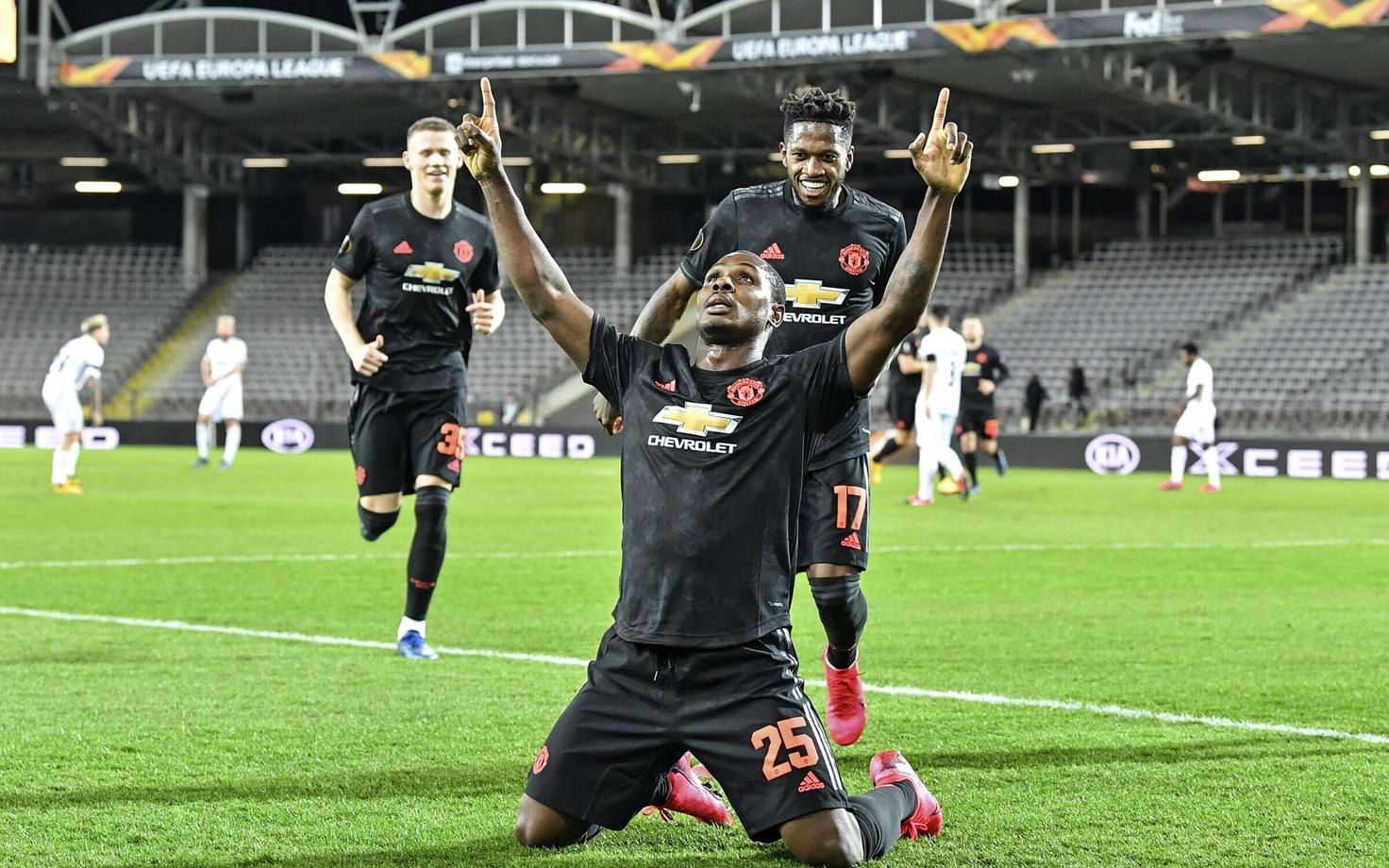 Odion Ighalo tähistamas enda löödud väravat