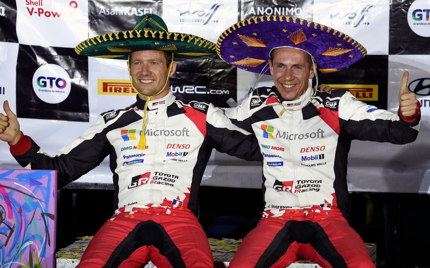 Sebastien Ogier ja kaardilugeja Julien Ingrassia