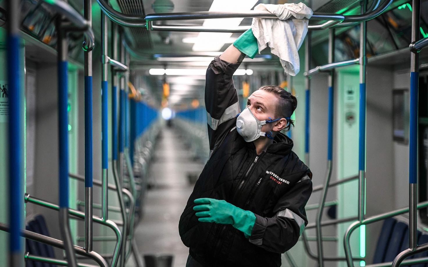 Metroorongi puhastamine Moskvas.