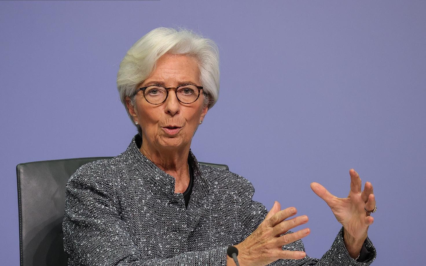 ECB president Christine Lagarde.