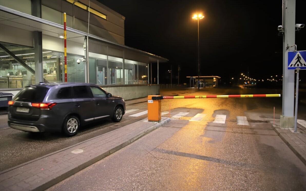 Piiripunkt Soome-Venemaa piiril.